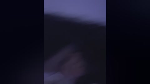 A blurry video of a dark, indistinct figure standing against a background of deep shadows and faint light, creating a mysterious and slightly ominous atmosphere.