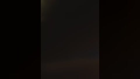 A video of a tall, dark silhouette against a black background, making it difficult to discern any details. The image appears grainy and out of focus, suggesting a low-light setting or a blurry shot.