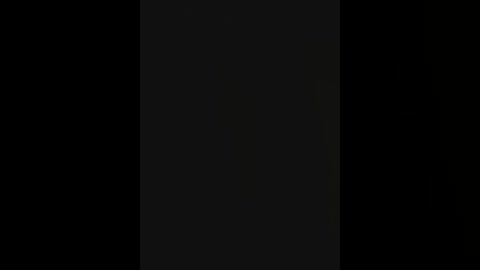 A minimalist, monochrome video featuring a vertical black strip against a solid black background. The image is devoid of any discernible details or objects, creating a stark, abstract visual effect.
