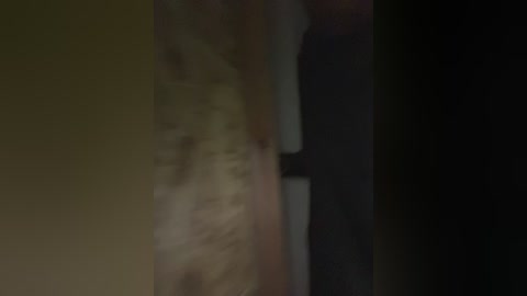 Media: A blurry, dimly lit video featuring a person's profile, possibly wearing a white shirt and dark pants, standing in front of a dark background.
