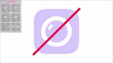 A digital graphic of a purple square icon with a red slash through it, accompanied by a gray grid with temperature and humidity data, set against a white background.