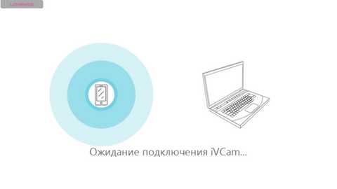 A minimalist digital illustration featuring a circular blue icon with a smartphone in the center, and a simple line-drawn laptop on the right. Text beneath reads \"\u041e\u043a\u0441\u0438\u043f\u0430\u043d \u0431\u0443\u043b. \u041e\u043a. 4, 4-\u0439 \u044d\u0442\u0430\u0436...\