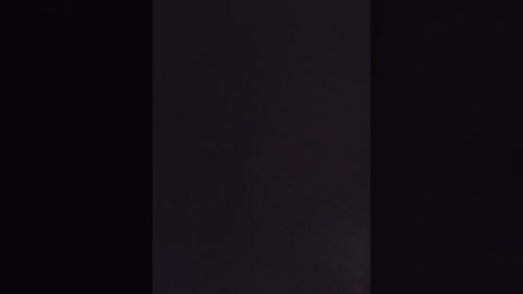 A dimly lit, grainy video of a dark, vertical wall with a faint, indistinct figure standing in the center, wearing a black jacket and pants, casting a vague shadow. The background is mostly black, with no discernible details.