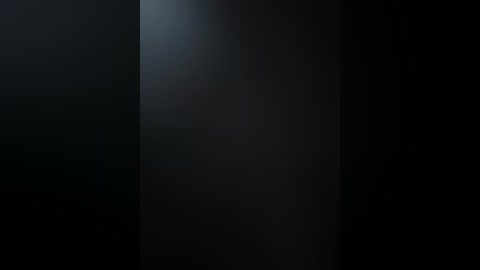 A dimly lit video of a narrow, vertical column of smoke or fog, enveloped in dark, shadowy surroundings, creating an eerie, mysterious atmosphere.